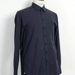 HANSEN GARMENTS HENNING | Casual Classic Shirt | Navy -HANSEN SHOP henning casual classic shirt navy hansen garments 279216