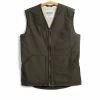 HANSEN GARMENTS HERBERT | Lined Zipper Work Waistcoat | Tech Army -HANSEN SHOP herbert lined zipper work waistcoat tech army 255 831085