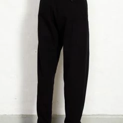 HANSEN GARMENTS JACK | Casual Drawstring Pants | Black -HANSEN SHOP jack casual drawstring pants black hansen garments 537425