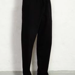 HANSEN GARMENTS JACK | Casual Drawstring Pants | Black -HANSEN SHOP jack casual drawstring pants black hansen garments 882649
