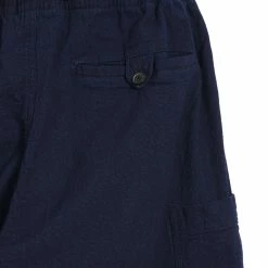 HANSEN GARMENTS JACK | Casual Drawstring Pants | Waffle Indigo -HANSEN SHOP jack casual drawstring pants waffle indigo hansen garments 270681