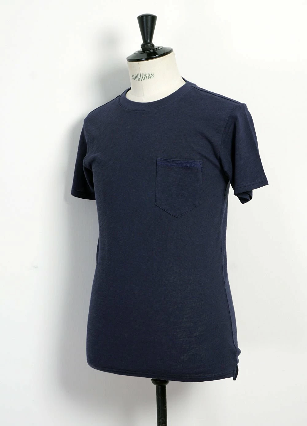 HANSEN GARMENTS JAMES | Crew Neck Pocket T | Blue 4 HANSEN GARMENTS JAMES | Crew Neck Pocket T | Blue - Image 2