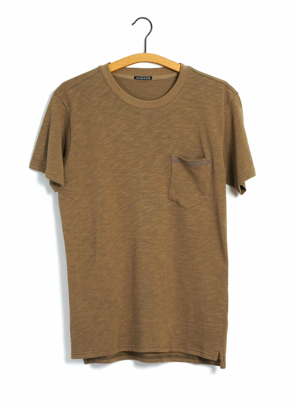 HANSEN GARMENTS JAMES | Crew Neck Pocket T | Khakish 3 HANSEN GARMENTS JAMES | Crew Neck Pocket T | Khakish