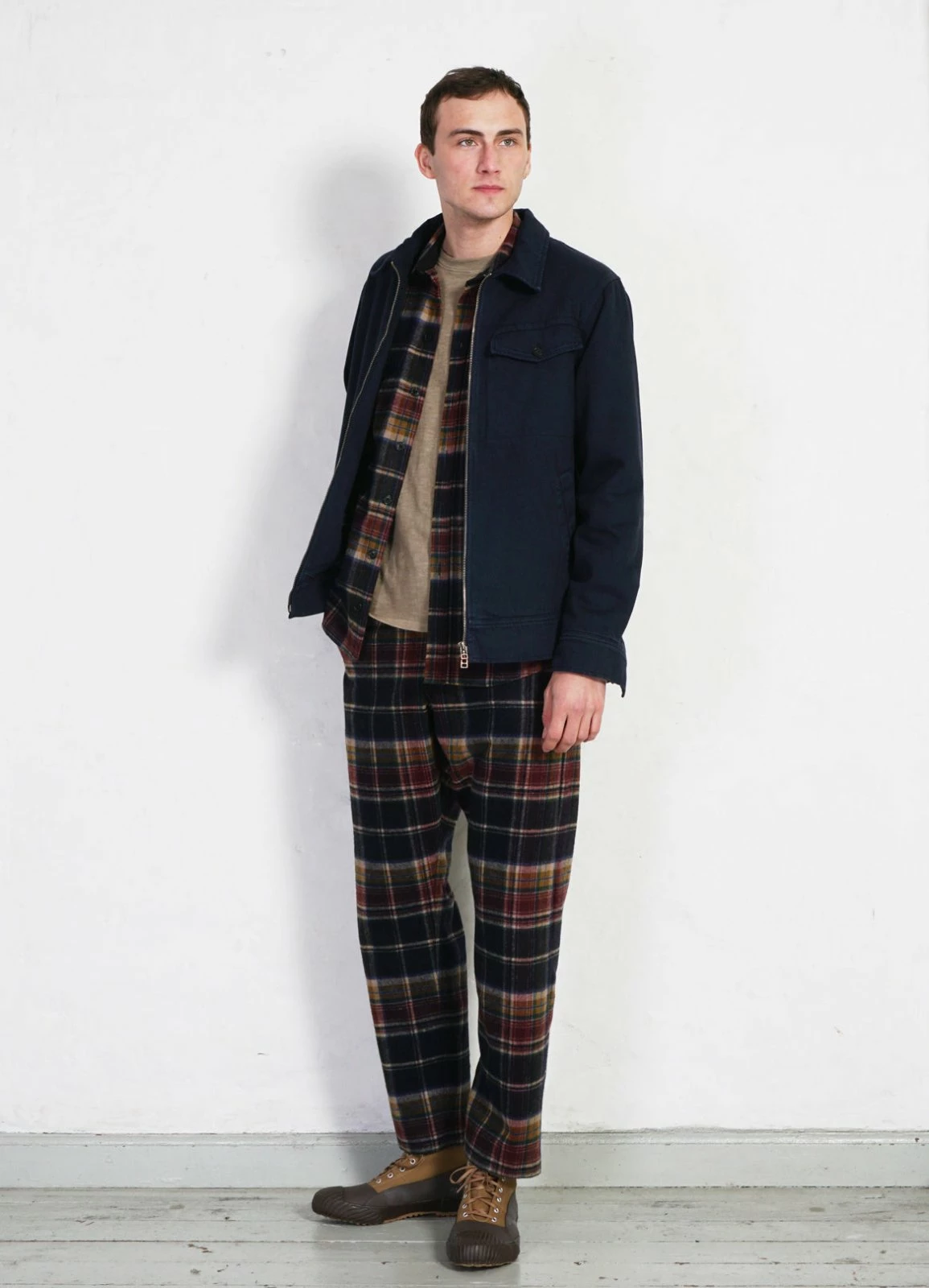 HANSEN GARMENTS JARLE | Casual Zipper Jacket | Navy 9 HANSEN GARMENTS JARLE | Casual Zipper Jacket | Navy - Image 7