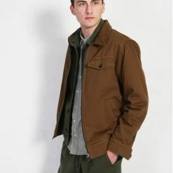 HANSEN GARMENTS JARLE | Casual Zipper Jacket | Nut -HANSEN SHOP jarle casual zipper jacket nut hansen garments 173870