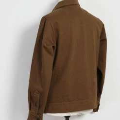 HANSEN GARMENTS JARLE | Casual Zipper Jacket | Nut -HANSEN SHOP jarle casual zipper jacket nut hansen garments 827277