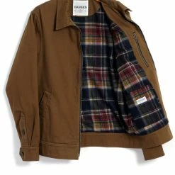 HANSEN GARMENTS JARLE | Casual Zipper Jacket | Nut -HANSEN SHOP jarle casual zipper jacket nut hansen garments 856681