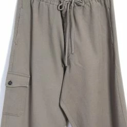 HANSEN GARMENTS JIMMY | Casual Cargo Drawstring Pants | Light Grey -HANSEN SHOP jimmy casual cargo drawstring pants light grey hansen garments 554640