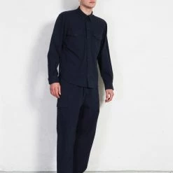 HANSEN GARMENTS JIMMY | Casual Cargo Drawstring Pants | Navy 17 HANSEN GARMENTS JIMMY | Casual Cargo Drawstring Pants | Navy -HANSEN SHOP jimmy casual cargo drawstring pants navy hansen garments 108030