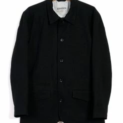 HANSEN GARMENTS JOHANNES | Relaxed Blazer Jacket | Black