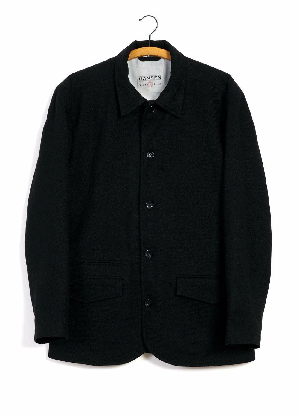HANSEN GARMENTS JOHANNES | Relaxed Blazer Jacket | Black 3 HANSEN GARMENTS JOHANNES | Relaxed Blazer Jacket | Black