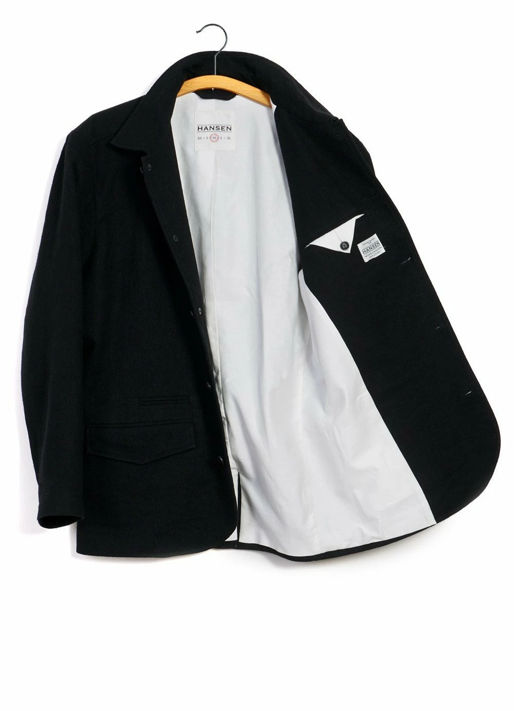 HANSEN GARMENTS JOHANNES | Relaxed Blazer Jacket | Black 5 HANSEN GARMENTS JOHANNES | Relaxed Blazer Jacket | Black - Image 3