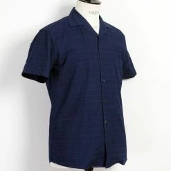 HANSEN GARMENTS JONNY | Short Sleeve Shirt | Dobby Indigo 10 HANSEN GARMENTS JONNY | Short Sleeve Shirt | Dobby Indigo -HANSEN SHOP jonny short sleeve shirt dobby indigo hansen garments 838758