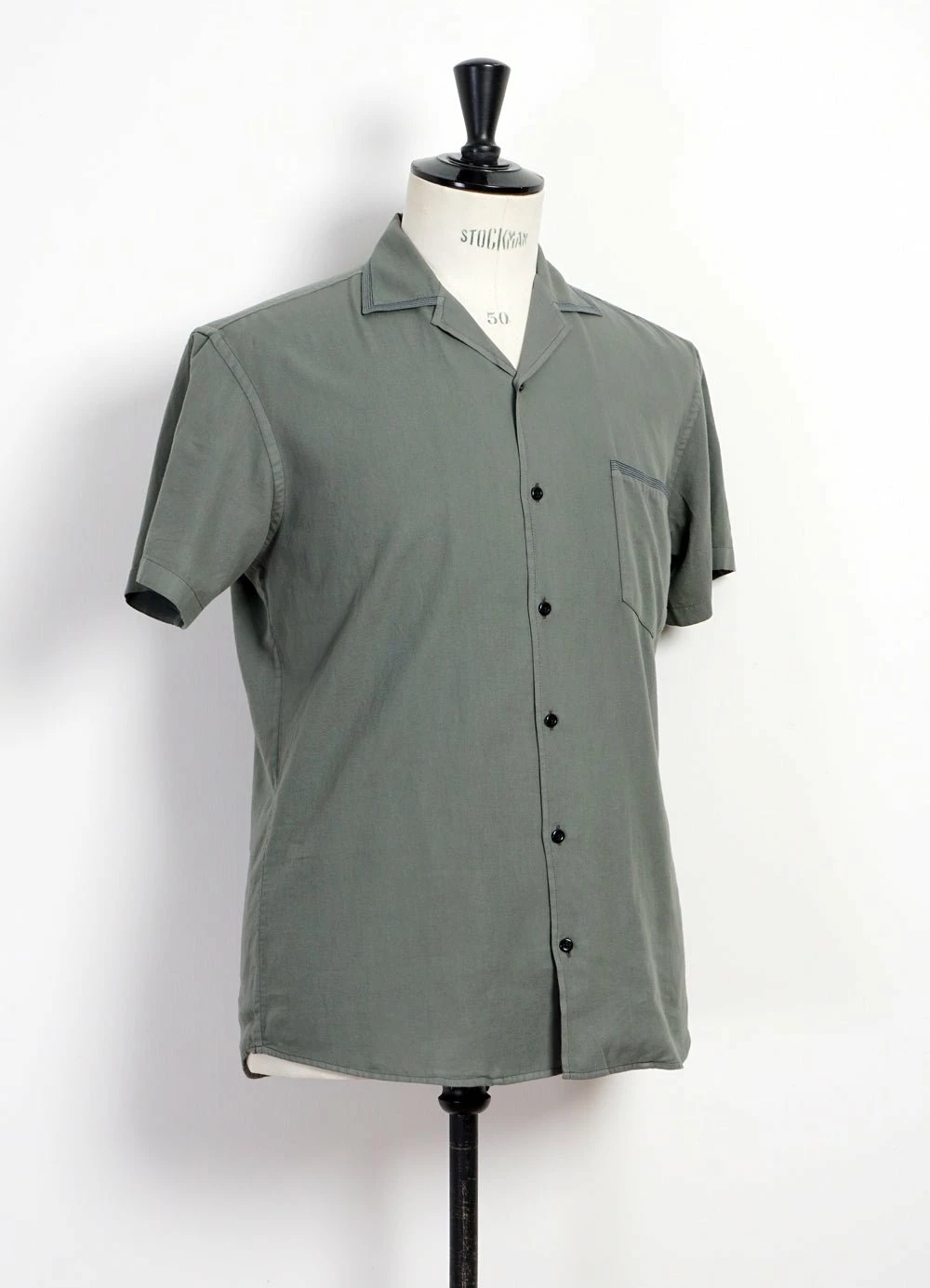 HANSEN GARMENTS JONNY | Short Sleeve Shirt | Eucalyptus 4 HANSEN GARMENTS JONNY | Short Sleeve Shirt | Eucalyptus - Image 2