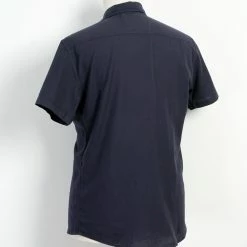 HANSEN GARMENTS JONNY | Short Sleeve Shirt | Navy -HANSEN SHOP jonny short sleeve shirt navy hansen garments 270729