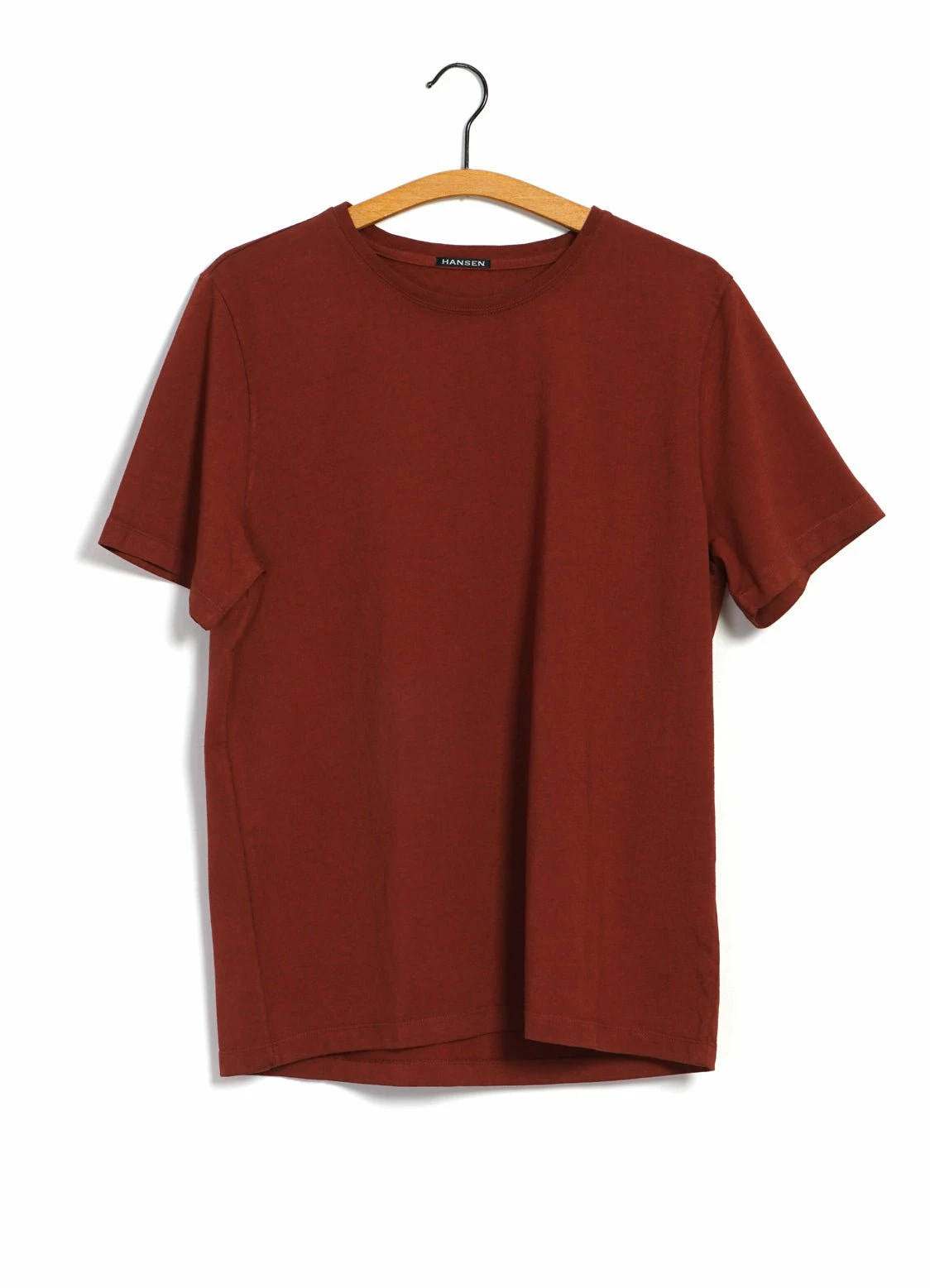 HANSEN GARMENTS JULIAN | Crew Neck T-Shirt | Terracotta 3 HANSEN GARMENTS JULIAN | Crew Neck T-Shirt | Terracotta