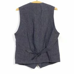 HANSEN GARMENTS KALLE | Casual Classic Vest | Blue Delave -HANSEN SHOP kalle casual classic vest blue delave 225 709234
