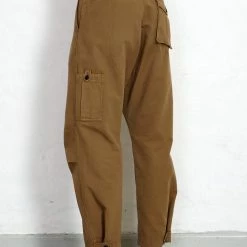 HANSEN GARMENTS KARLO | Wide Cut Utility Trousers | Khaki -HANSEN SHOP karlo wide cut utility trousers khaki hansen garments 448393