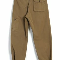 HANSEN GARMENTS KARLO | Wide Cut Utility Trousers | Khaki -HANSEN SHOP karlo wide cut utility trousers khaki hansen garments 985495