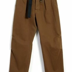 HANSEN GARMENTS KARLO | Wide Cut Utility Trousers | Nut