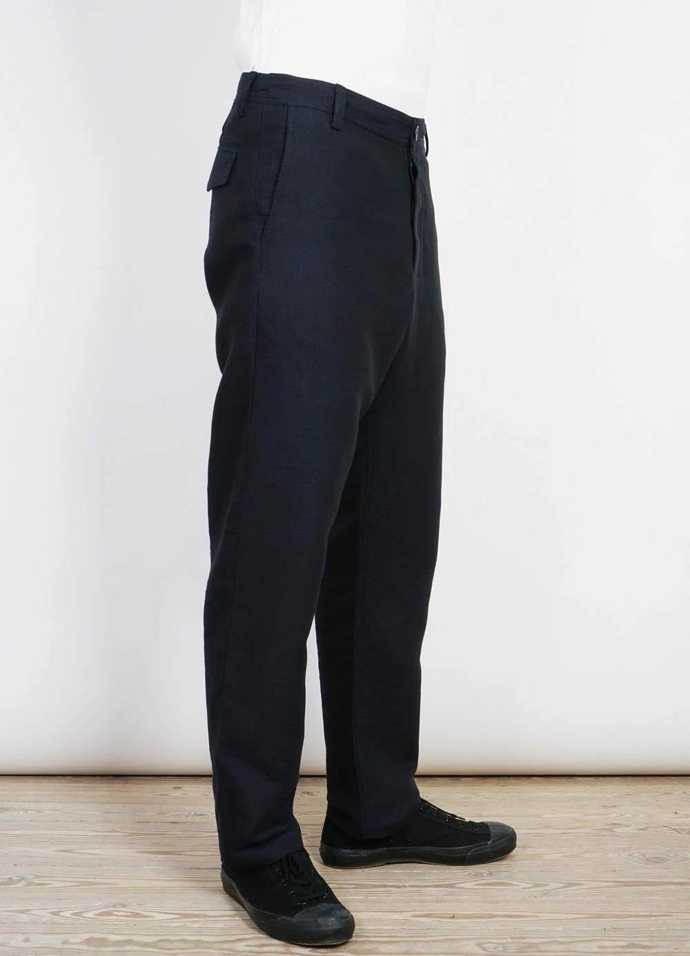 HANSEN GARMENTS KEN | Wide Cut Trousers| 3-Tone Blue 7 HANSEN GARMENTS KEN | Wide Cut Trousers| 3-Tone Blue - Image 5