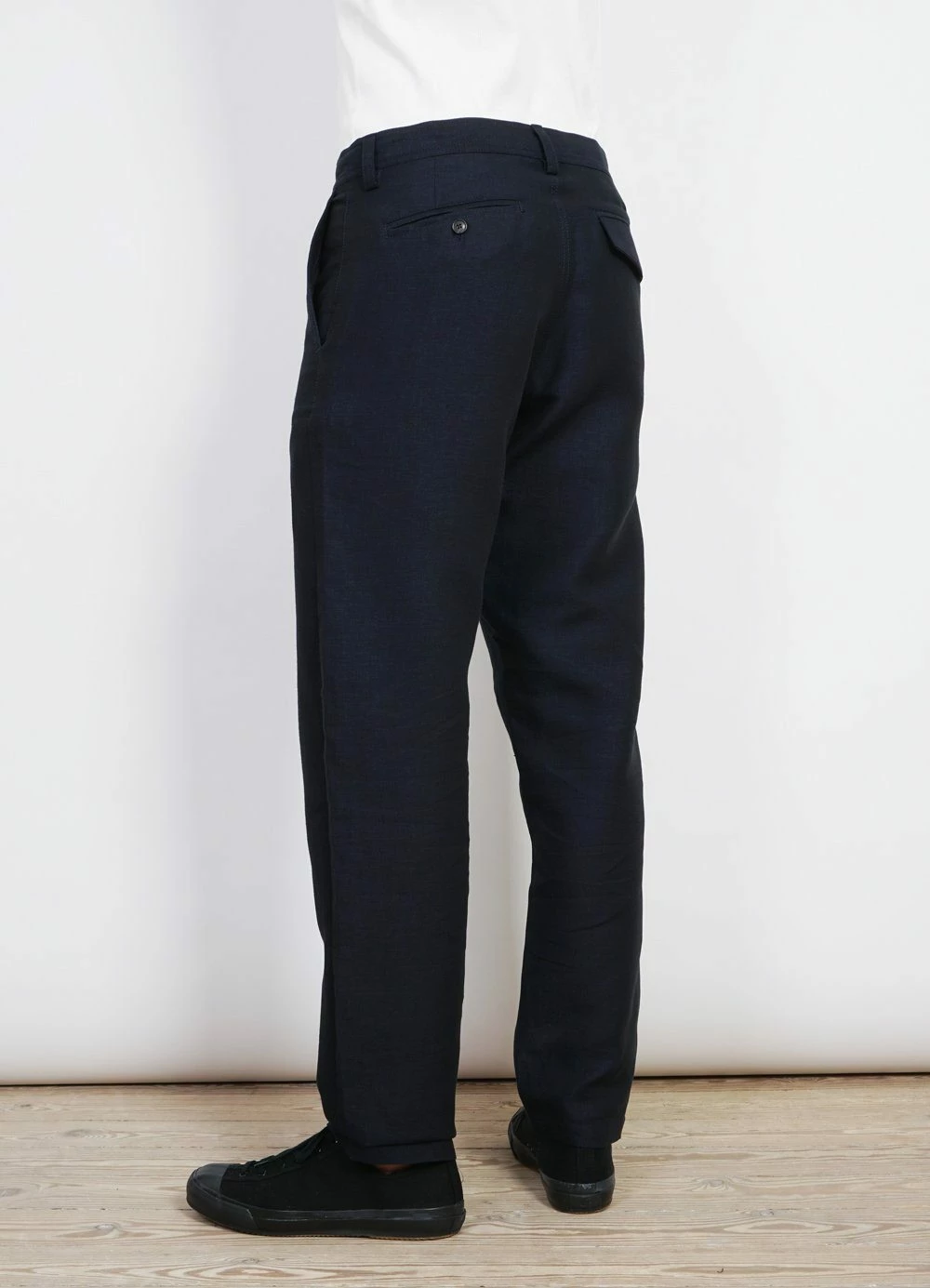 HANSEN GARMENTS KEN | Wide Cut Trousers| 3-Tone Blue 5 HANSEN GARMENTS KEN | Wide Cut Trousers| 3-Tone Blue - Image 3