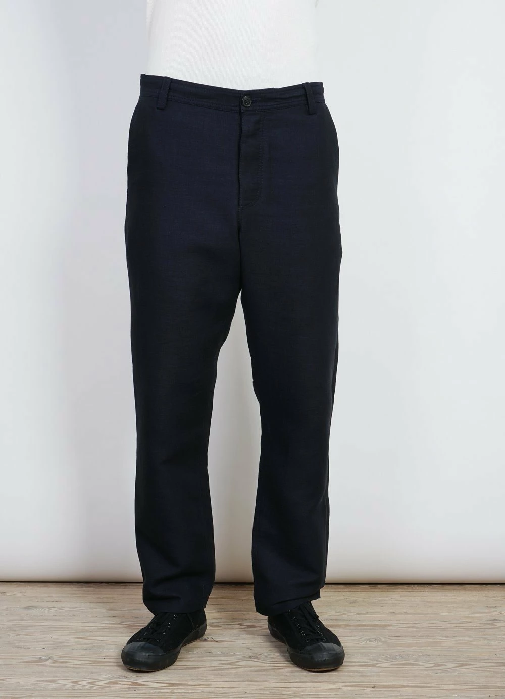 HANSEN GARMENTS KEN | Wide Cut Trousers| 3-Tone Blue 4 HANSEN GARMENTS KEN | Wide Cut Trousers| 3-Tone Blue - Image 2