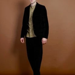 HANSEN GARMENTS KEN | Wide Cut Trousers | Black -HANSEN SHOP ken wide cut trousers black hansen garments 667432