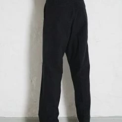 HANSEN GARMENTS KEN | Wide Cut Trousers | Blackish -HANSEN SHOP ken wide cut trousers blackish hansen garments 440931