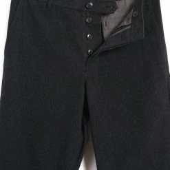 HANSEN GARMENTS KEN | Wide Cut Trousers | Blackish -HANSEN SHOP ken wide cut trousers blackish hansen garments 920761