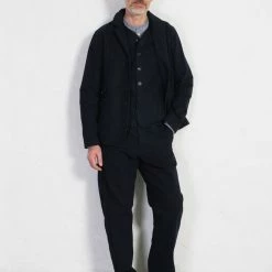HANSEN GARMENTS KEN | Wide Cut Trousers | Broken Blue -HANSEN SHOP ken wide cut trousers broken blue hansen garments 942855