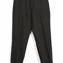 HANSEN GARMENTS KEN | Wide Cut Trousers| Brown -HANSEN SHOP ken wide cut trousers brown 962564