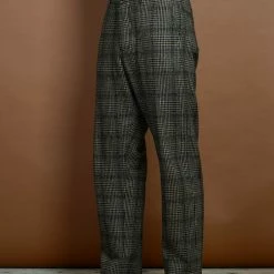HANSEN GARMENTS KEN | Wide Cut Trousers | Checkered -HANSEN SHOP ken wide cut trousers checkered hansen garments 483530
