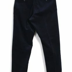 HANSEN GARMENTS KEN | Wide Cut Trousers | Fluid Navy -HANSEN SHOP ken wide cut trousers fluid navy hansen garments 174909