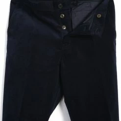 HANSEN GARMENTS KEN | Wide Cut Trousers | Fluid Navy -HANSEN SHOP ken wide cut trousers fluid navy hansen garments 340877