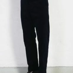 HANSEN GARMENTS KEN | Wide Cut Trousers | Fluid Navy -HANSEN SHOP ken wide cut trousers fluid navy hansen garments 717632