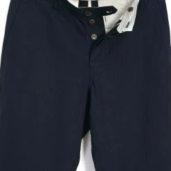 HANSEN GARMENTS KEN | Wide Cut Trousers | Indigo Herringbone -HANSEN SHOP ken wide cut trousers indigo herringbone hansen garments 442824