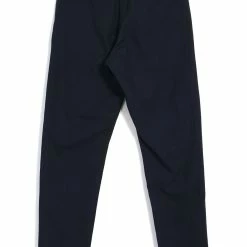 HANSEN GARMENTS KEN | Wide Cut Trousers | Indigo Herringbone -HANSEN SHOP ken wide cut trousers indigo herringbone hansen garments 882783