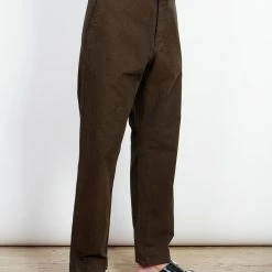HANSEN GARMENTS KEN | Wide Cut Trousers | Nut -HANSEN SHOP ken wide cut trousers nut 724242