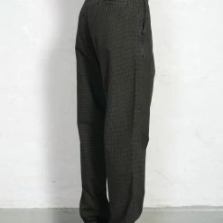 HANSEN GARMENTS KEN | Wide Cut Work Trousers | Black Sand -HANSEN SHOP ken wide cut work trousers black sand hansen garments 681133