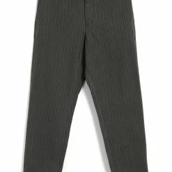 HANSEN GARMENTS KIAN | Cinch Back Wide Trousers | Khaki Pin