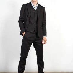 HANSEN GARMENTS KRISTIAN | Two Button Blazer | Coffee Melange -HANSEN SHOP kristian two button blazer coffee melange 682377