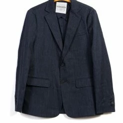 HANSEN GARMENTS KRISTIAN | Two Button Blazer | Navy Melange