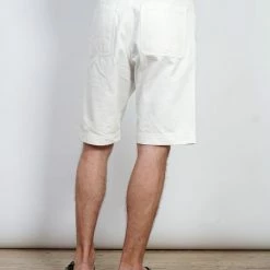 HANSEN GARMENTS LENNY | Casual Work Shorts | Ecru -HANSEN SHOP lenny casual work shorts ecru 177497