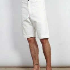 HANSEN GARMENTS LENNY | Casual Work Shorts | Ecru -HANSEN SHOP lenny casual work shorts ecru 637581
