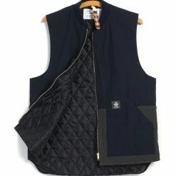 MOUNTAIN RESEARCH LOGGER'S VEST | Navy -HANSEN SHOP loggers vest navy mountain research 175224