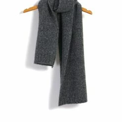 HANSEN GARMENTS LUIS | Knitted Scarf | Ashes -HANSEN SHOP luis knitted scarf ashes hansen garments 346290