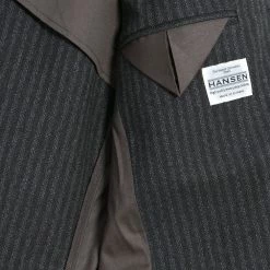 HANSEN GARMENTS LUKAS | Blazer Jacket | Grey Pin -HANSEN SHOP lukas blazer jacket grey pin hansen garments 297146