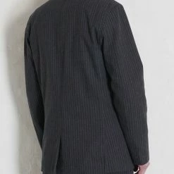 HANSEN GARMENTS LUKAS | Blazer Jacket | Grey Pin -HANSEN SHOP lukas blazer jacket grey pin hansen garments 535154