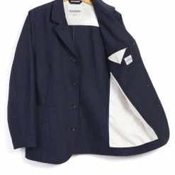 HANSEN GARMENTS LUKAS | Casual Blazer | Indigo -HANSEN SHOP lukas casual blazer indigo hansen garments 147321